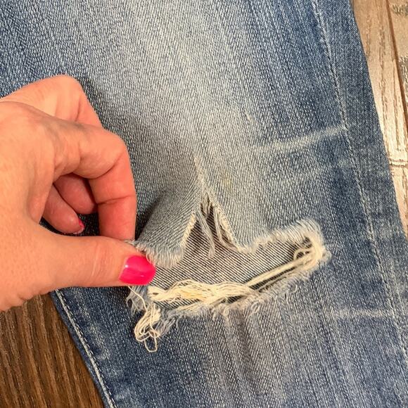 AG Adriano Goldschmied The Legging Ankle Super Skinny Distressed/Ripped Jeans - Picture 6 of 8